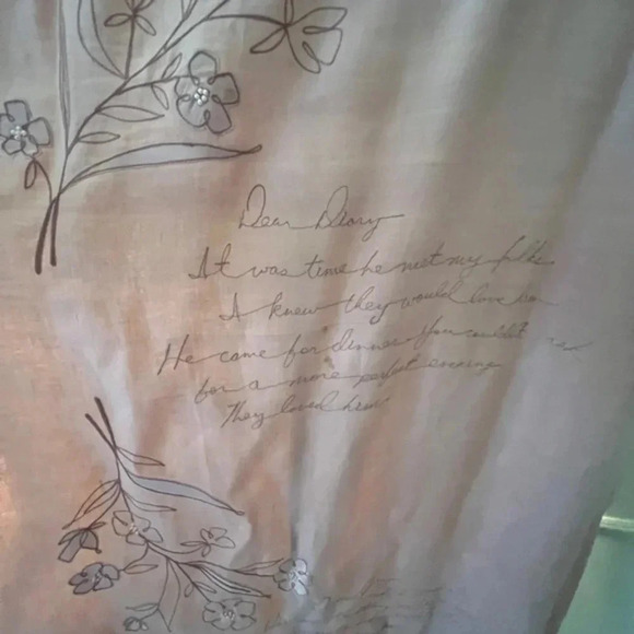 David Dart Light Pink Sleeveless Linen Dress- Size 2x - Picture 2 of 5